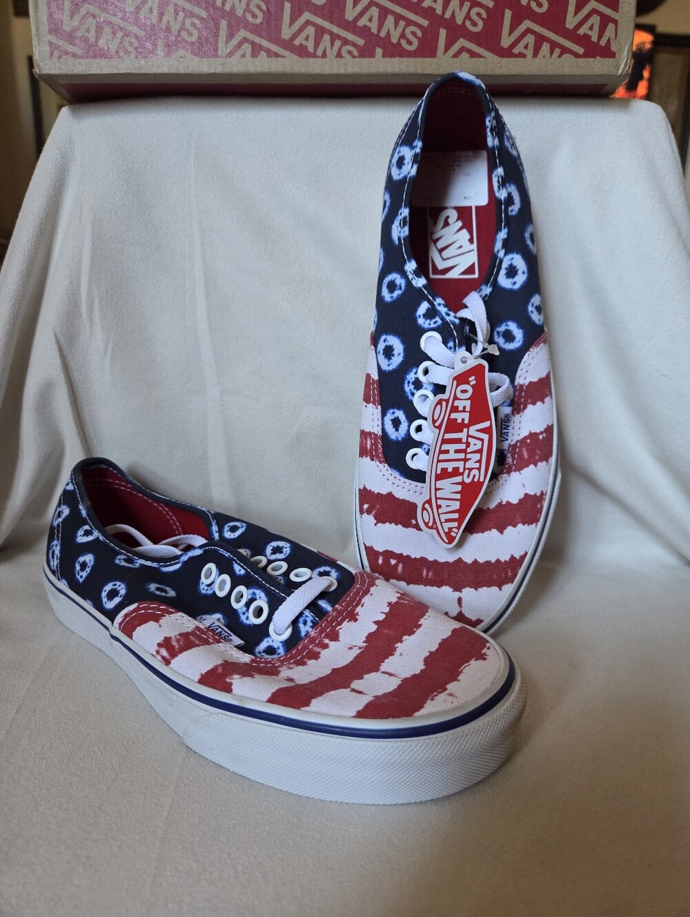 Nwt Vans Dyed Dots & Stripes W9 / M7.5